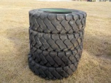 Marcher  15.5 X 25 Tires (4 of), Serial: 7657-37