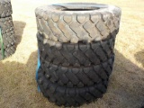 Marcher  15.5 X 25 Tires (4 of), Serial: 7657-39