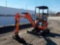 2017 Kubota U17-3 Mini Excavator, OROPS, Rubber Tracks, Backfill Blade, Swi