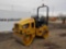 2017 CAT CB2.7 Double Drum Vibrating Roller c/w Roll Bar, 47