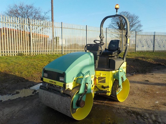 2013 Ammann ARX26 Double Drum Vibrating Roller c/w Roll Bar, 47" Drums (WIL