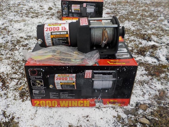 2000# ATV Wood Power Winch Serial: 5478-65