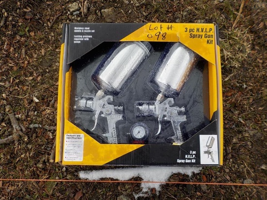 3 Pc. Air Spray Gun Kit Serial: 4760-30