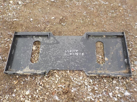 Quick Attach Plate to suit Skidsteer Loader Serial: 6778-19