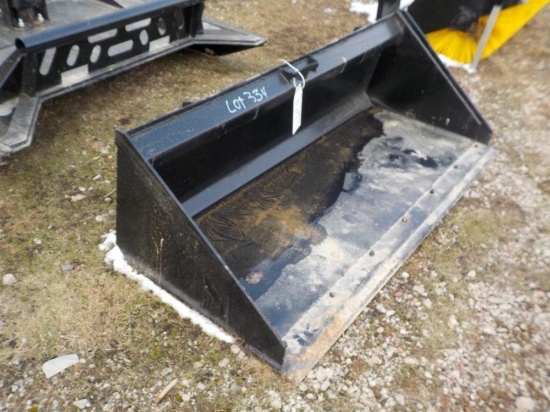 72" Low Profile Bucket Bolt on Cutting Edge to suit Skidsteer Loader Serial