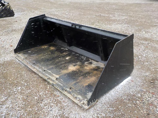 80" Snow & Litter Bucket c/w Bolt on Cutting Edge to suit Skidsteer Loader