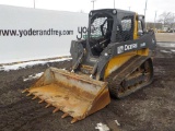 2015 John Deere 323E Tracked Skidsteer Loader, OROPS, Hydraulics c/w Bucket