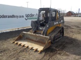 2015 John Deere 323E Tracked Skidsteer Loader, OROPS, Hydraulics c/w Bucket