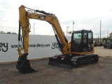 2017 CAT 308E2CR Hydraulic Excavator, Cab, 17