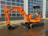 Kubota U30-3S Mini Excavator, Canopy, Rubber Tracks, Backfill Blade, Swing