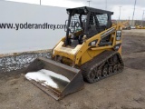 2009 CAT 247B Tracked Skidsteer Loader, OROPS, Aux Hydraulcs c/w Bucket Ser