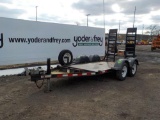 2012 MMDI 510 10' x 5' Twin Axle Trailer c/w Ramps, Ball Hitch Serial: 9999