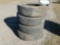 295/75/22.5 Tires c/w Rims (5 of) Serial: 10141-05