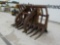 8' Root Rake to suit Wheel Loader, c/w Grapple Serial: 10555-01