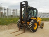 2003 JCB 926 4WD Rough Terrain Forklift, Cab, 5,732 lbs Max. Lift Capacity,