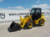 Yanmar V8 Wheeled Loader, Joystick Controls, Cab, QC, Aux. Hydraulics c/w T