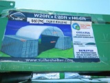 C2020-PE 20ï¿½ x 20ï¿½ Single Trussed Container Shelter, PE Fabric Serial: