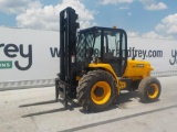 2007 JCB 926 4WD Rough Terrain Forklift, Cab, 5,732 lbs Max. Lift Capacity,