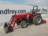 2016 Mahindra  4565 2WD Tractor c/w  Loader, Boxblade Serial: P25TY-1061 Ye