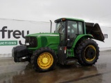 2005 John Deere 7220 MFWD Tractor, Cab, c/w A/C, 16 Speed, Shuttle Shift Tr