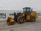 2014 John Deere 624K Wheeled Loader, Cab, c/w Joystick Controls, Bucket Ser