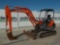 2012 Kubota KX121-3 Mini Excavator, OROPS, Rubber Tracks, Backfill Blade, S
