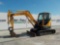 2012 Hyundai ROBEX 60CR-9 Hydraulic Excavator, Cab, Rubber Tracks, Backfill