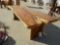 8' Long Teak Wood Slab Table, 3