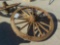 Teak Wood Wagon Wheel (Over 200 Years Old)
