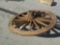 Teak Wood Wagon Wheel (Over 200 Years Old)
