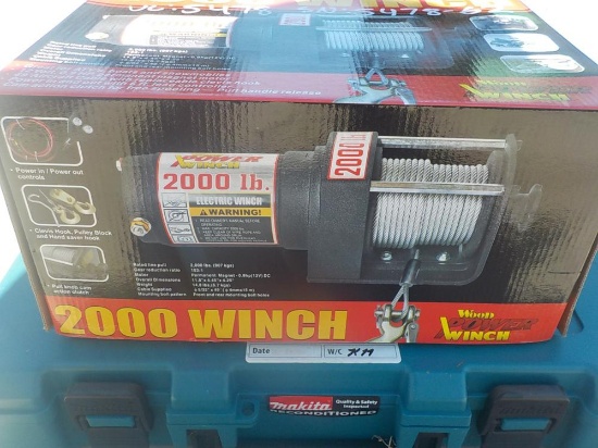 2000 # ATV Wood Power Winch