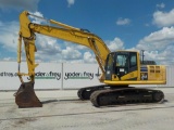 2012 Komatsu PC210LC-10 Hydraulic Excavator, Cab, 31.5