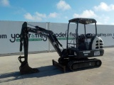 2014 Terex TC29 Mini Excavator, OROPS, Rubber Tracks, Backfill Blade, Swing