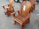 Glider Rocker, Red Cedar, Amish Built