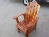 Glider Rocker, Red Cedar, Amish Built