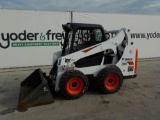 2017 Bobcat S590 Skidsteer Loader c/w OROPS, Hydraulics, Joystick Controls,