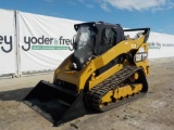 2012 CAT 299D Tracked Skidsteer Loader, EROPS, Hydraulics, c/w Joystick Con