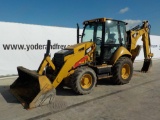 2013 CAT 420F Backhoe Loader, 4WD, Cab, Extendahoe c/w A/C, 24