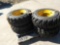 Pallet of 10-16.5 Tires and Rims to suit CAT Skidsteer (4 of)