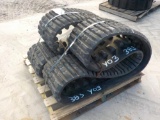 381 x 102 x 42 Rubber Track to suit CAT 247B, 257B, ASV RC50 (2 of)