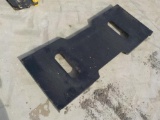 Mid-State  Quick Attach Plate to suit Skidsteer Loader