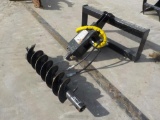 Mid-State  6'' Auger to suit Skidsteer Loader