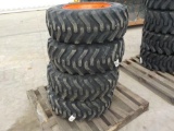 10-16.5 Skidsteer Tires on Rims to suit Bobcat (4 of)