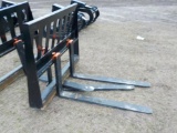 Fork Frame &Forks to Skidsteer Loader