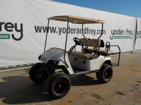 Ezgo  Customised Gas Golf Cart c/w Back Seat. Aluminum Wheels & Lift Kit