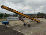 2018 Barford W5032 Wheeled Stockpile Conveyor 50' X 32' Hydraulic Plug-in (