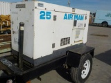 2004 Airman  25KW Portable Generator c/w 4 Cylinder Isuzu Diesel Engine