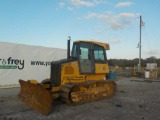 2012 John Deere 650J LGP Crawler Tractor c/w 6 Way Blade, Cab, A/C