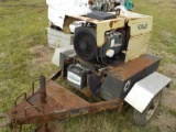 Hobart  Trailer Mounted Welder Generator c/w Onan Engine