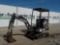 2013 Terex TC16 Mini Excavator, OROPS, Rubber Tracks, Backfill Blade, Swing